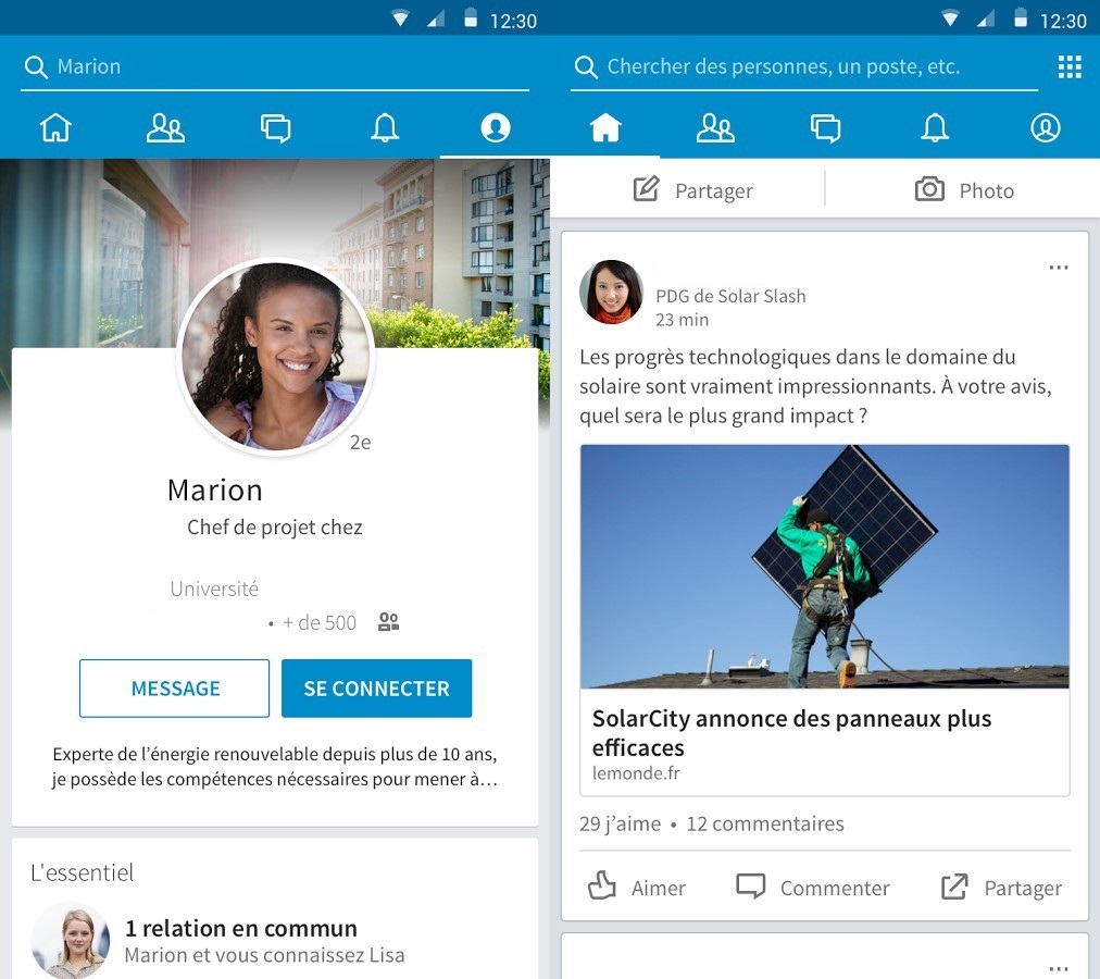 Linkedin-applications-android
