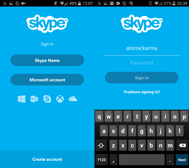 Skype-applications-android