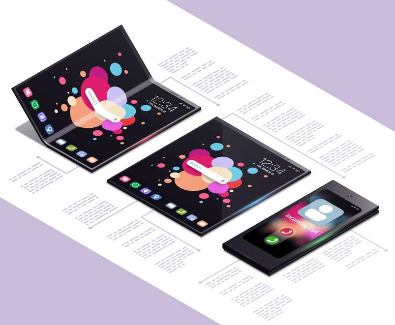 Smartphones pliables