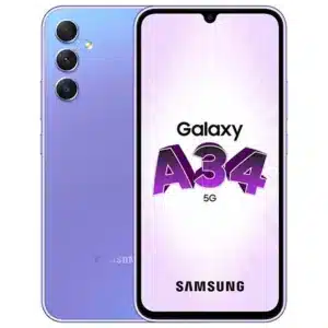 Samsung Galaxy A34 5G - 128 Go - Lavande - Bon état - Occasion