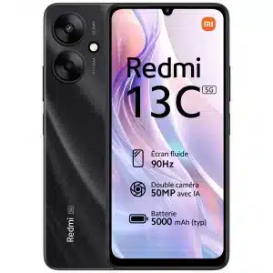 Xiaomi Redmi 13c 5G - 128 Go - Noir - Bon état - Occasion